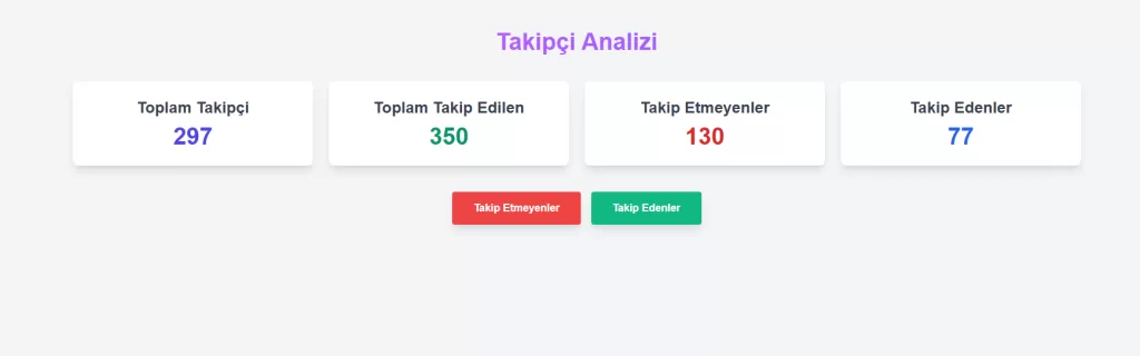 İnstagram Sizi Takip Etmeyenler Scripti - Ücretsiz